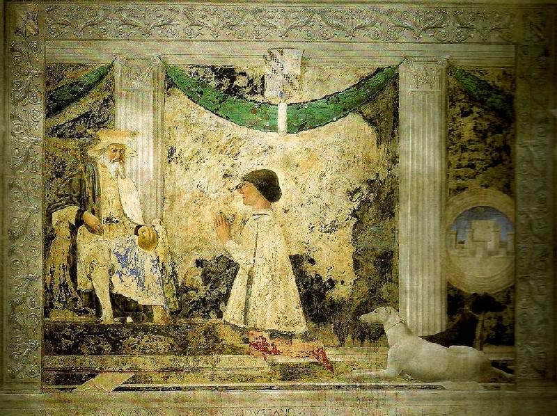 Piero della Francesca rimini, san francesco fresco and tempera Sweden oil painting art